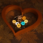 Donuts com coração