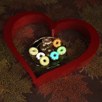 Donuts com coração