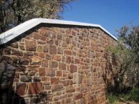 Exterior Stone Wall Of An Old Fort