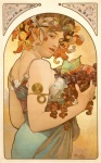 Femme Art Nouveau Art Vintage