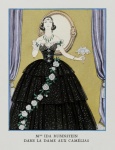 Woman fashion vintage illustration