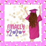 Girl Graduation 2021 Poster