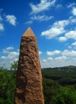 Granitnål av ett monument