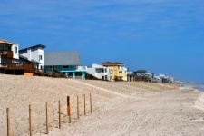 Homes on the beach