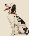 犬のポップアートアート