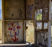 Grunge abandoned shack