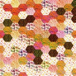 Autumn quilt background