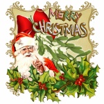 Santa Claus vánoční přání