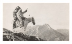 Șef indian pe cal