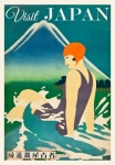 Japán Vintage utazási poszter