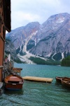 Озеро Брайес в Доломитовых Альпах