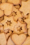 Linzer Cookies Background