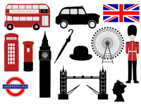 Londýn ikony kliparty
