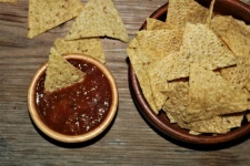 Picante Sauce And Tortilla Chips 2
