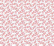 Red Branches And Leaves Pattern