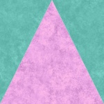 Retro paper triangle background