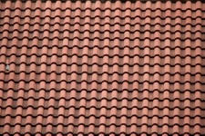 Roof Covered With Terracotta Tiles