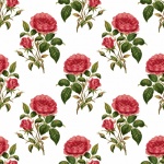Tapet roz floral vintage