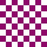 Checkerboard diamond pattern