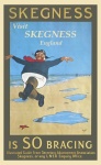 Skegness, poster di viaggio in Inghilter