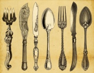 Vintage Cutlery Silverware