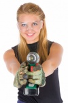 Woman With A Drill