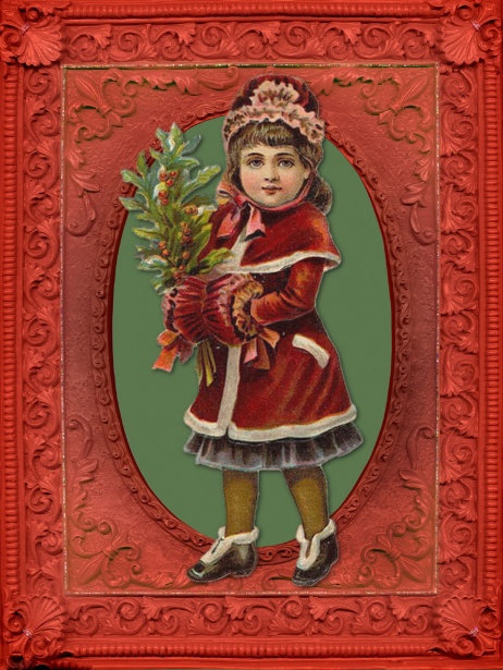 Vintage Christmas Card Free Stock Photo - Public Domain Pictures