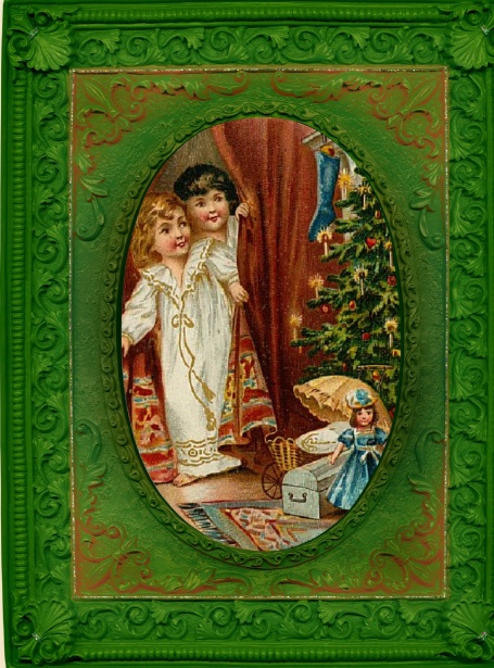 Vintage Christmas Illustration Free Stock Photo - Public Domain Pictures