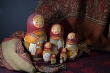 A Set Of Seven Matryoshka Dolls