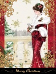 Art Deco Navidad Mujer