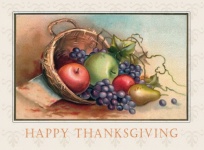 Korg för Thanksgiving Hälsning