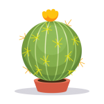 Illustrazione di pianta di cactus clipar