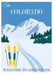 Плакат путешествия Колорадо США