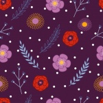 Floral Pattern Background Seamless