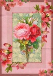 Cartel floral vintage