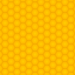 Fond en nid d'abeille jaune
