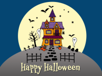 Haunted House illustration
