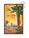Los Angeles Travel Postage