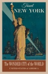 Plakat podróżniczy po Nowym Jorku