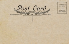 Cartão postal antigo fundo vintage