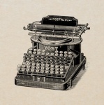 Vecchia macchina da scrivere vintage