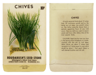 Pachet de semințe de arpagic vintage
