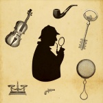 Sherlock Holmes Vintage silhouet