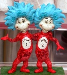 Thing 1 Thing 2 Toy Figurines