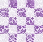 Tablecloth Flowers Checkered Pattern