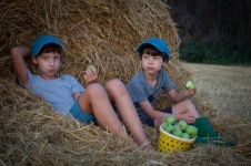 Bambini del villaggio, fattoria,