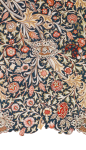 Patrón textil floral vintage