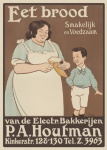 Pan de publicidad de cartel vintage