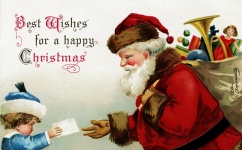 Boże Narodzenie Święty Mikołaj Vintage