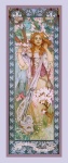 Póster Mujer Art Nouveau